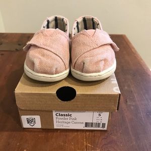 Pink Baby Girl Toms
